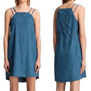 All Saints | Hally Dress Chambray, Small